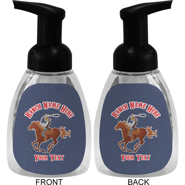 Western Ranch Foam Soap Bottle (Front & Back)