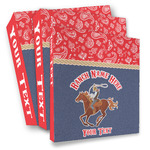 Western Ranch 3 Ring Binder - Full Wrap (Personalized)