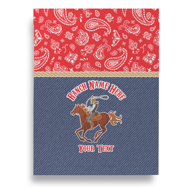 Western Ranch Garden Flags - Large - Single Sided - FRONT