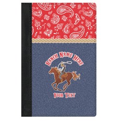 Western Ranch Genuine Leather Passport Cover (Personalized)