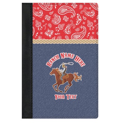 Western Ranch Genuine Leather Passport Cover (Personalized)