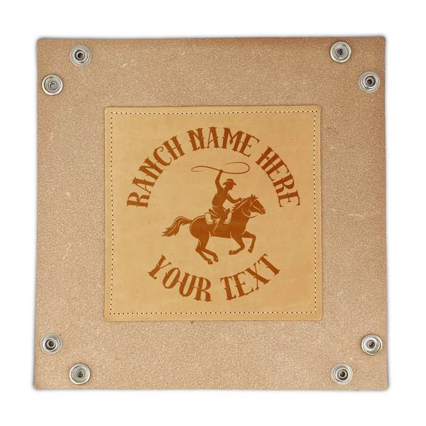 Western Ranch Genuine Leather Valet Trays - FRONT