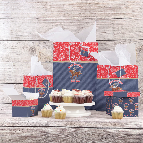 Western Ranch Gift Bags - In Context