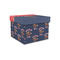 Western Ranch Gift Boxes with Lid - Canvas Wrapped - Small - Front/Main