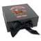 Western Ranch Gift Boxes with Magnetic Lid - Black - Front (angle)