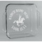 Western Ranch Glass Cake Dish - 8in x 8in (Personalized)