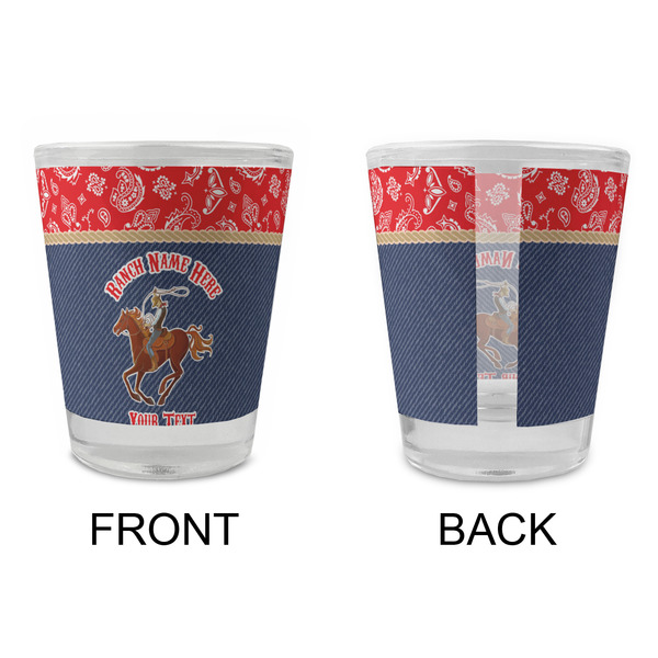 Western Ranch Glass Shot Glass - Standard - APPROVAL