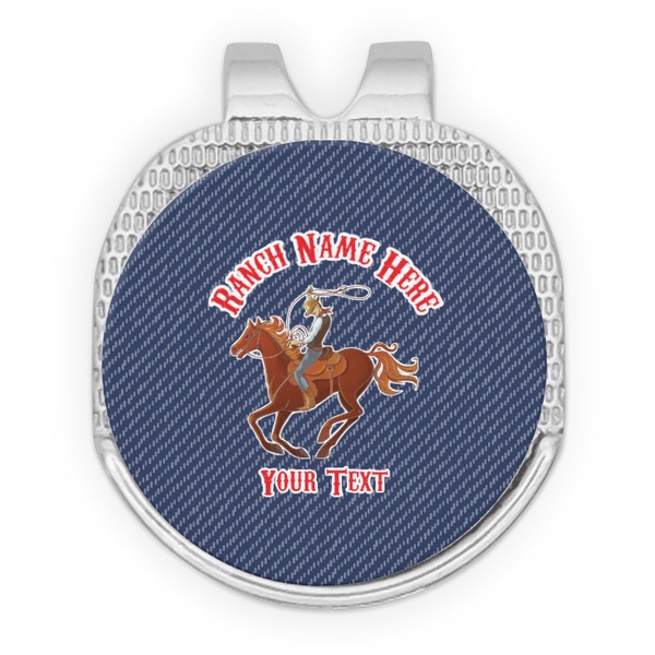 Western Ranch Golf Ball Hat Clip Marker - Apvl