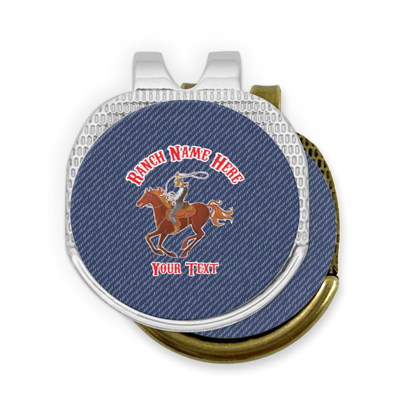 Western Ranch Golf Ball Marker Hat Clip - PARENT/MAIN