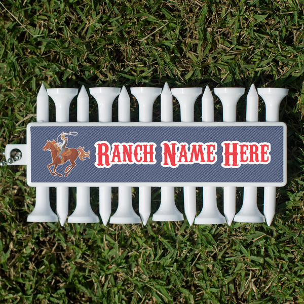 Custom Western Ranch Golf Tees & Ball Markers Set (Personalized)