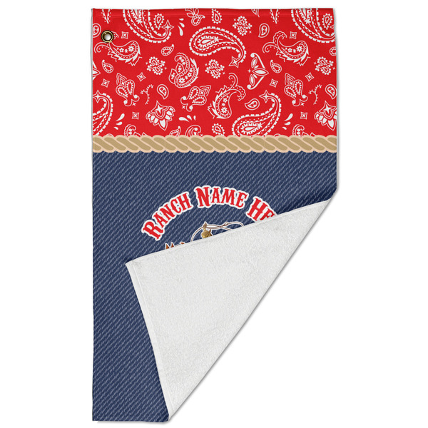 Western Ranch Golf Towel - Folded (Large)