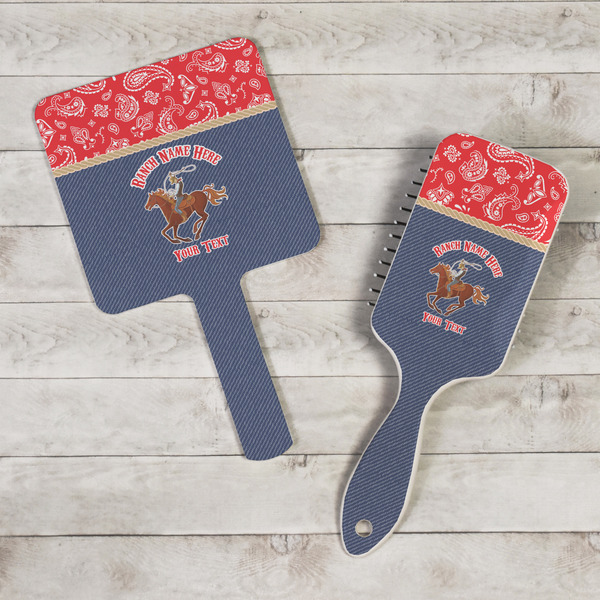 Western Ranch Hand Mirrors - In Context