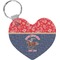 Western Ranch Heart Keychain (Personalized)