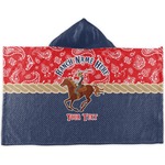 Western Ranch Kids Hooded Towel (Personalized)