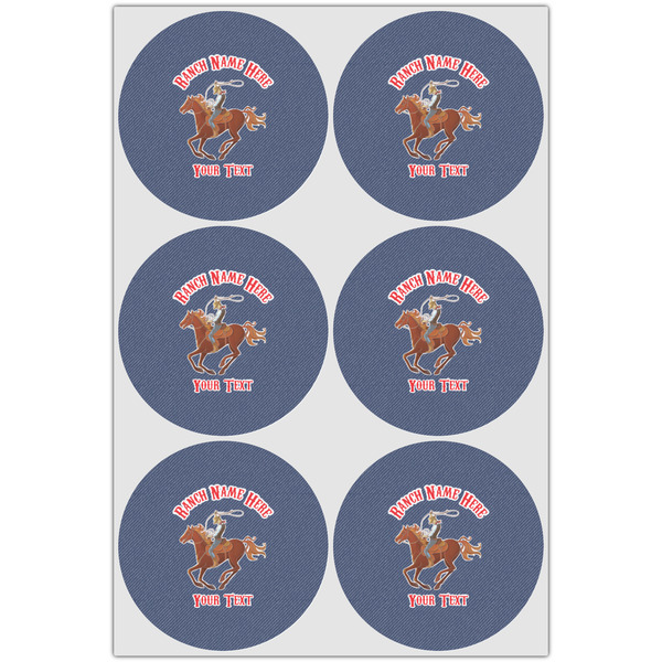 Western Ranch Icing Circle - Large - Set of 6