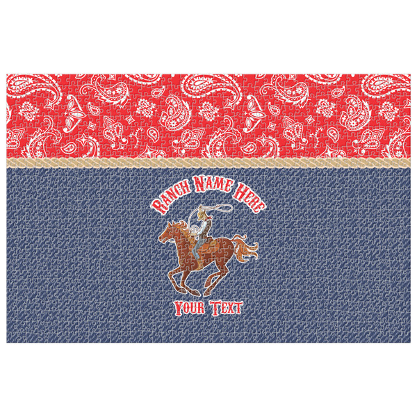 Custom Western Ranch 1014 pc Jigsaw Puzzle (Personalized)