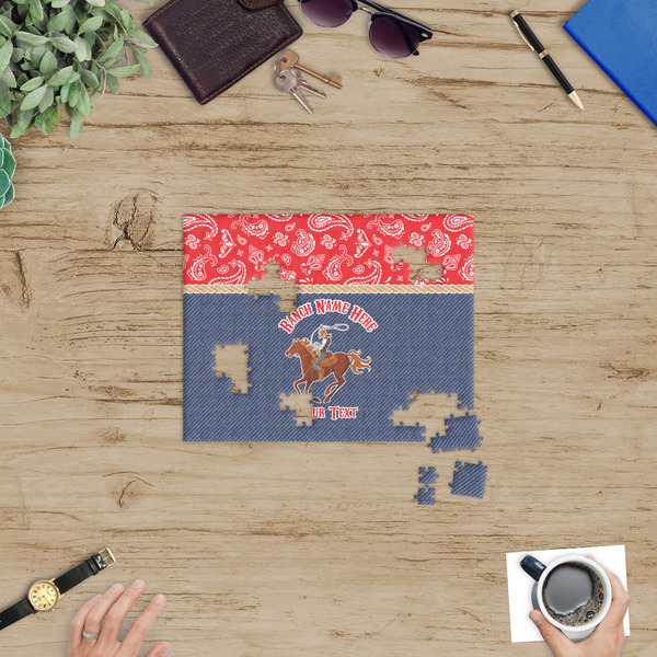 Western Ranch Jigsaw Puzzle 252 Piece - In Context