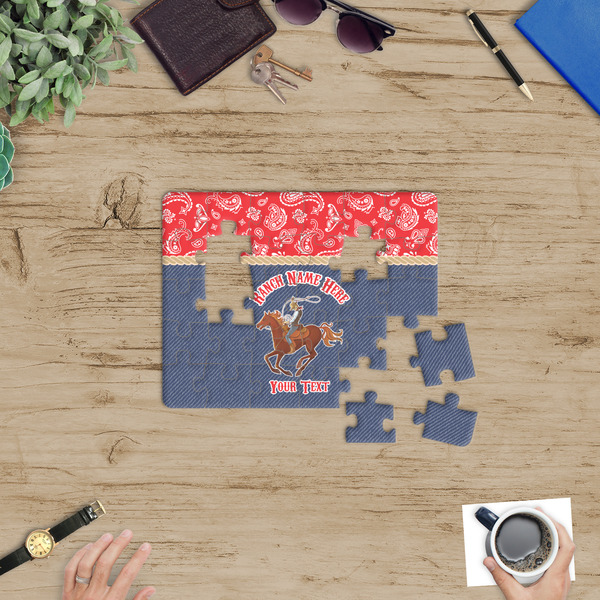 Western Ranch Jigsaw Puzzle 30 Piece - In Context