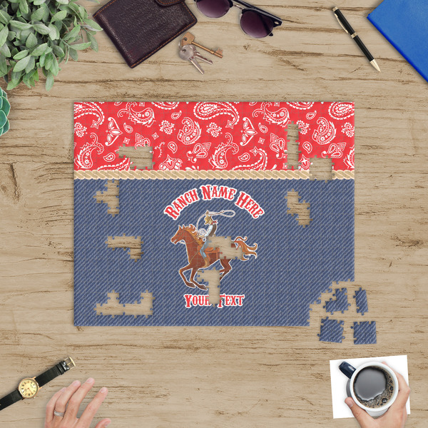 Western Ranch Jigsaw Puzzle 500 Piece - In Context