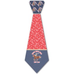 Western Ranch Iron On Tie (Personalized)