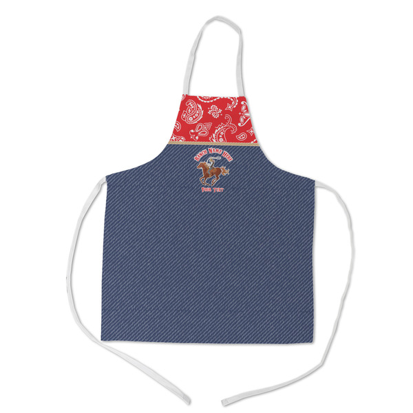 Custom Western Ranch Kid's Apron w/ Name or Text