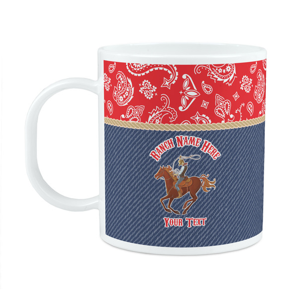 Custom Western Ranch Plastic Kids Mug (Personalized)