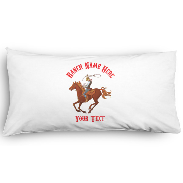 Custom Western Ranch Pillow Case - King - Graphic (Personalized)