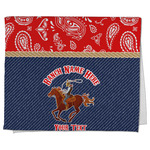 Western Ranch Kitchen Towel - Poly Cotton w/ Name or Text