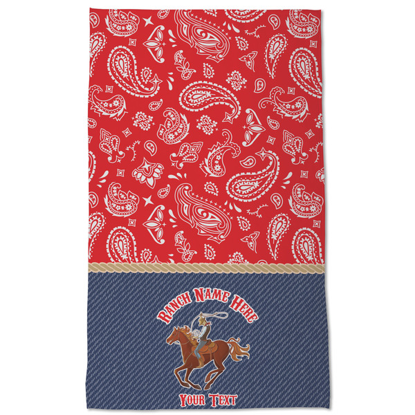 Western Ranch Kitchen Towel - Poly Cotton - Full Front