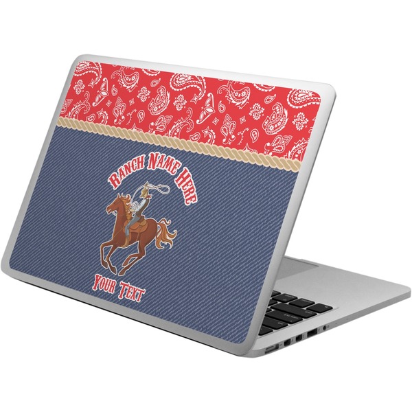Custom Western Ranch Laptop Skin - Custom Sized (Personalized)
