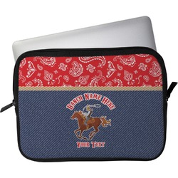 Western Ranch Laptop Sleeve / Case (Personalized)