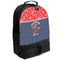 Western Ranch Large Backpack - Black - Angled View