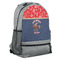 Western Ranch Large Backpack - Gray - Angled View