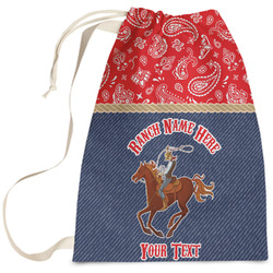 Western Ranch Laundry Bag - Large (Personalized)