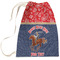 Western Ranch Large Laundry Bag - Front View