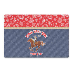 Western Ranch Large Rectangle Car Magnet (Personalized)
