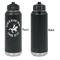 Western Ranch Laser Engraved Water Bottles - Front Engraving - Front & Back View