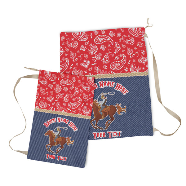 Western Ranch Laundry Bag - Both Bags