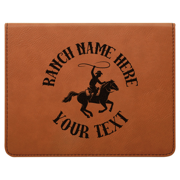 Western Ranch Leatherette 4-Piece Wine Tool Set Flat