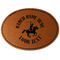 Western Ranch Leatherette Patches - Oval