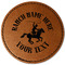 Western Ranch Leatherette Patches - Round