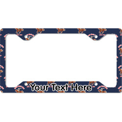 Western Ranch License Plate Frame - Style C (Personalized)