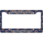 Western Ranch License Plate Frame - Style B (Personalized)