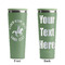 Western Ranch Light Green RTIC Everyday Tumbler - 28 oz. - Front and Back