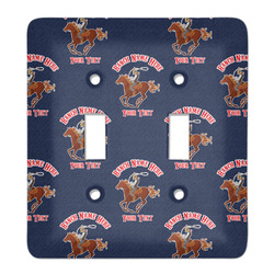 Western Ranch Light Switch Cover (2 Toggle Plate) (Personalized)