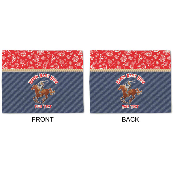 Western Ranch Linen Placemat - APPROVAL (double sided)