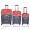 Western Ranch Luggage Bags all sizes - With Handle