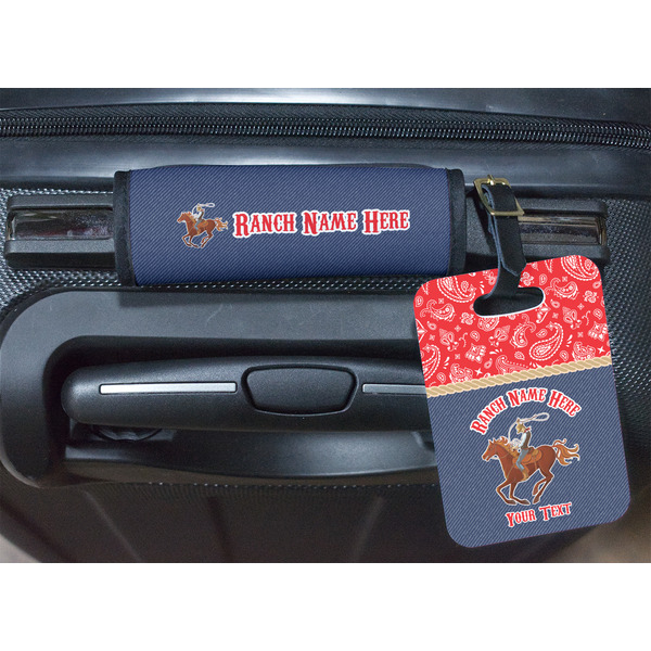 Western Ranch Luggage Wrap & Tag