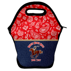 Western Ranch Lunch Bag w/ Name or Text