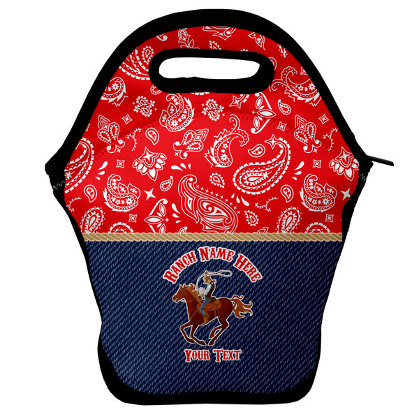 Custom Western Ranch Lunch Bag w/ Name or Text